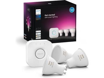 Philips Hue Starterkit - wit en gekleurd licht - 3 pack -, Verzenden