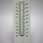 Emaille thermometer bloemen motief, Nieuw, Verzenden