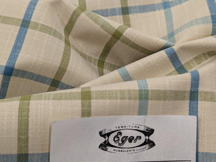 Classico e naturale: il design a scacchi firmato Eger cm 630, Antiek en Kunst, Antiek | Tapijten, Tafelkleden en Textiel