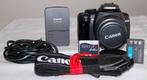Canon 500D, EF-S 18-55mm/3.5-5.6 II, LC-E5E charger, LP-E5, Nieuw