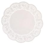 Witte Placemat Papier 30cm 12st, Verzenden, Nieuw