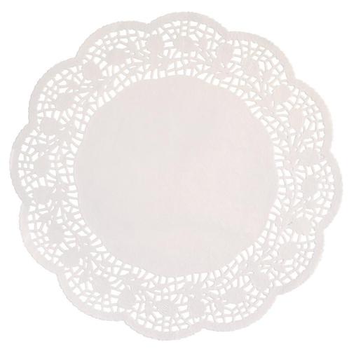 Witte Placemat Papier 30cm 12st, Hobby en Vrije tijd, Feestartikelen, Nieuw, Verzenden