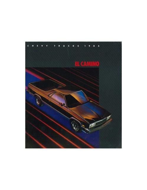1985 CHEVROLET CHEVY EL CAMINO BROCHURE ENGELS, Livres, Autos | Brochures & Magazines