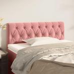 vidaXL Hoofdbord 100x7x78/88 cm fluweel roze, Huis en Inrichting, Verzenden, Nieuw