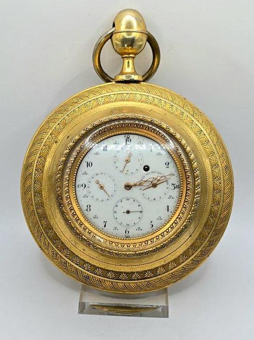 Dubois et Fils - Kalenderkomplikation - graviertes, Handtassen en Accessoires, Horloges | Heren