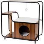 Kattenmeubel met krabpaal en huisje - 73 x 33 x 73 cm, Verzenden, Nieuw