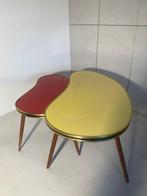 Tables gigognes - ABS, Bois - Deux petites tables dappoint, Antiek en Kunst