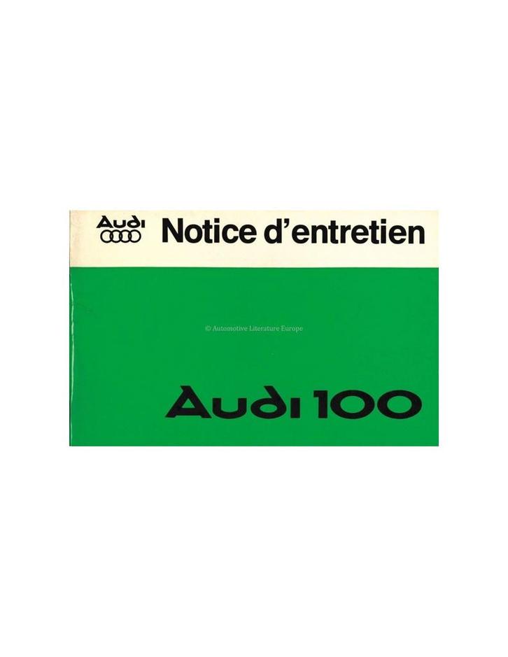 1977 AUDI 100 INSTRUCTIEBOEKJE FRANS, Auto diversen, Handleidingen en Instructieboekjes
