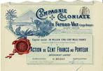 Congo. - 100 Francs - 1900 Compagnie Coloniale du Fernan-Vaz