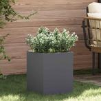 vidaXL Tuin Plantpot Antraciet 32 x 32 x 40 cm Koudgewalst, Verzenden, Nieuw