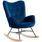 Schommelstoel - Stijlvol - Comfortabel - Blauw, Huis en Inrichting, Stoelen, Blauw, Nieuw, Ophalen of Verzenden, Modern