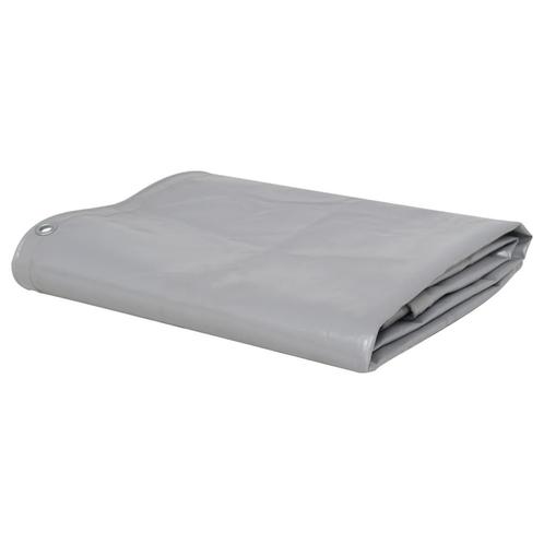 vidaXL Dekzeil 650 g/m² 1,5x10 m grijs, Doe-het-zelf en Bouw, Overige Doe-Het-Zelf en Bouw, Nieuw, Verzenden