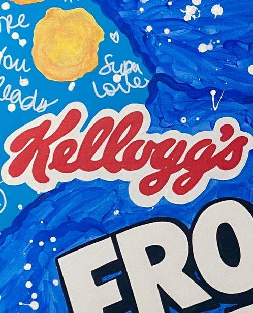 JOHANNE 8 (1974) - FROSTED FLAKES, Antiek en Kunst, Kunst | Schilderijen | Modern