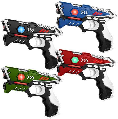 KidsTag Laserpistolen set - 4 kleuren guns - Lasergame kopen, Enfants & Bébés, Jouets | Extérieur | Jeu d'action, Enlèvement ou Envoi