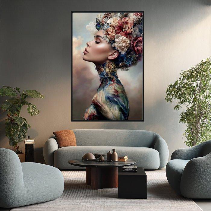 Aiana Roz - Floral Muse #1, Antiek en Kunst, Kunst | Designobjecten