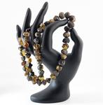 Adembenemende Baltische barnsteenketting – massieve aardse