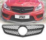 CALANDRE POUR MERCEDES W204 11-14 NOIR BRILLANT LOOK AMG C63, Verzenden