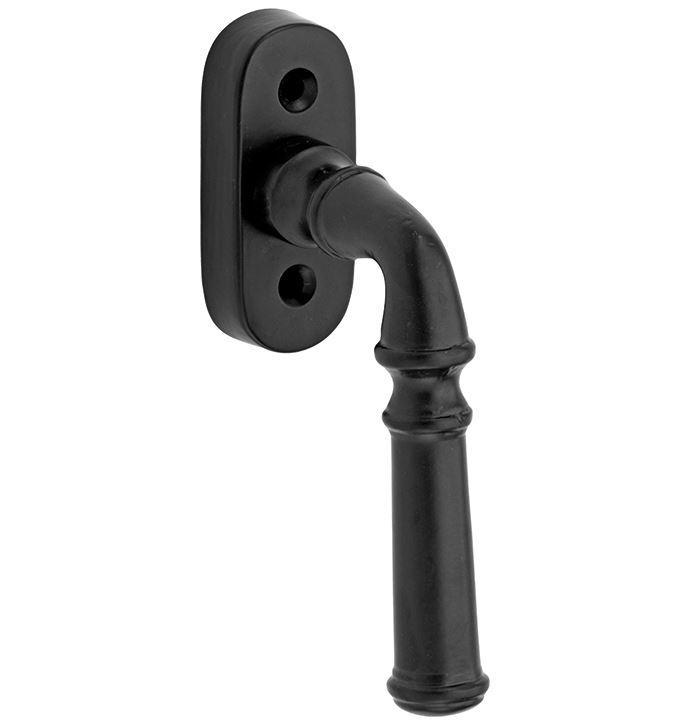 Draaikiepgarnituur Gent ijzer zwart, Doe-het-zelf en Bouw, Hang- en Sluitwerk, Klink of Kruk, Nieuw, Overige materialen