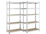 Veiling - 2 stuks Magazijnstelling - Basic - 180 x 90 x 40 c