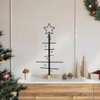 vidaXL Metalen kerstboom met standaard Zwart 60 cm, Diversen, Verzenden, Nieuw