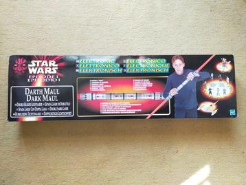 Figuur - sabre laser dark maul star wars episode 1 vintage, Nieuw