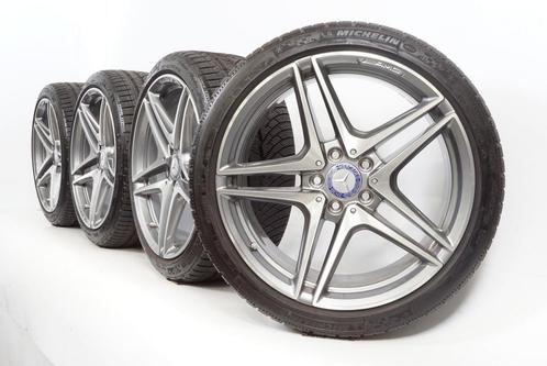 Mercedes C63 W205 19 inch AMG velgen + Winterbanden Michelin, Auto-onderdelen, Banden en Velgen, Ophalen of Verzenden