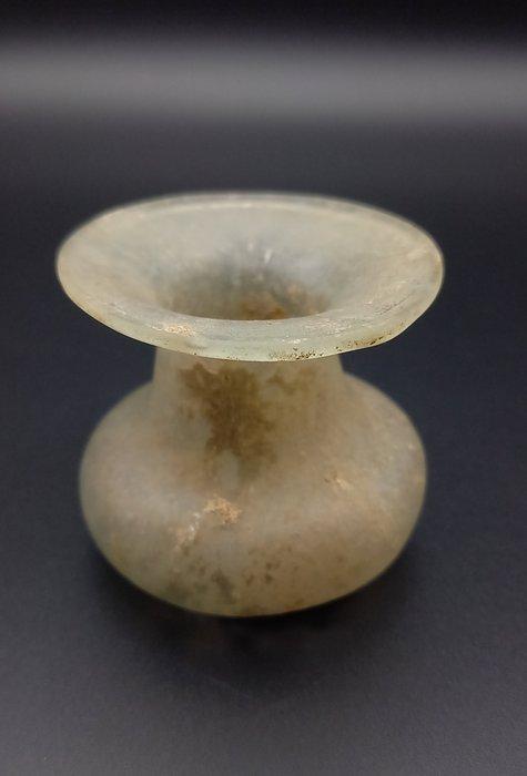 Oud-Romeins, Keizerrijk Zalfpotje met een buitengewoon brede, Verzamelen, Mineralen en Fossielen