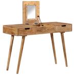 vidaXL Coiffeuse 112x45x76 cm Bois de manguier solide, Maison & Meubles, Tables | Coiffeuses, Verzenden, Neuf