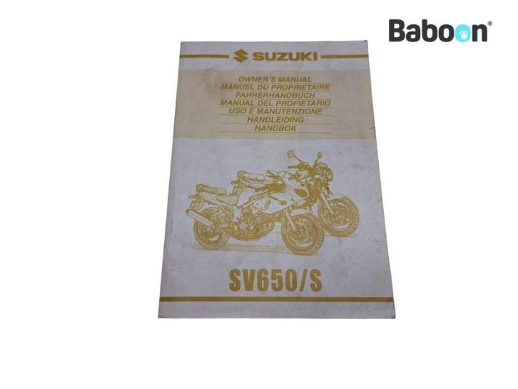 Livret dinstructions Suzuki SV 650 1999-2002 (SV650N SV650S, Motoren, Onderdelen | Suzuki, Verzenden
