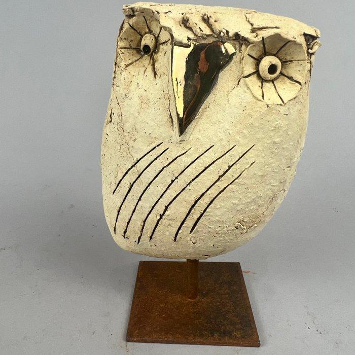 Ewa Budzowska - No reserve- The owl - decorated by 24 carat, Antiek en Kunst, Kunst | Designobjecten