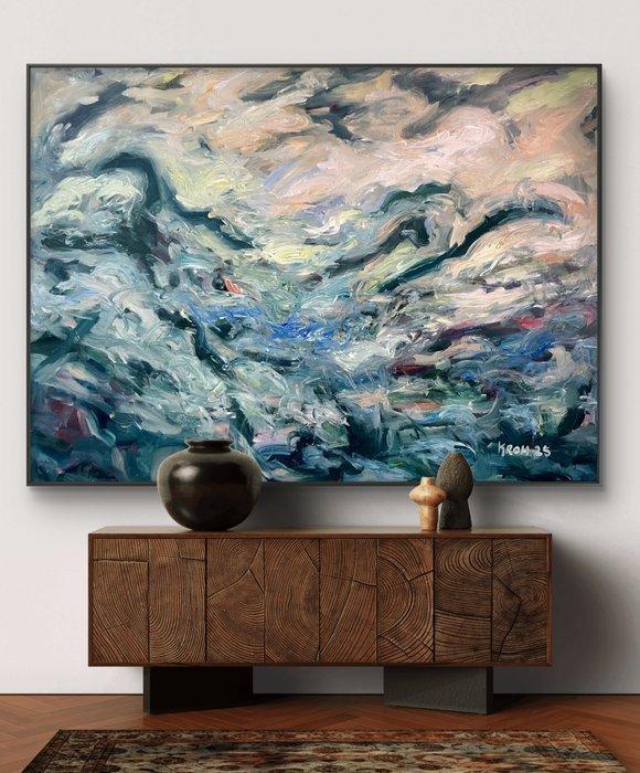Krom - Boundless - XXL- NO Reserve, Antiek en Kunst, Kunst | Schilderijen | Modern