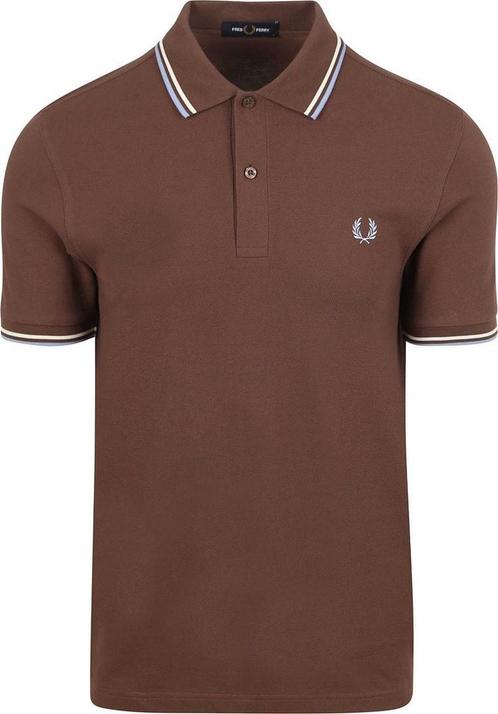 Fred Perry M3600 Polo Bruin Y66 maat Maat 52/54 (L) Heren, Kleding | Heren, Polo's, Bruin, Nieuw, Maat 52/54 (L), Verzenden