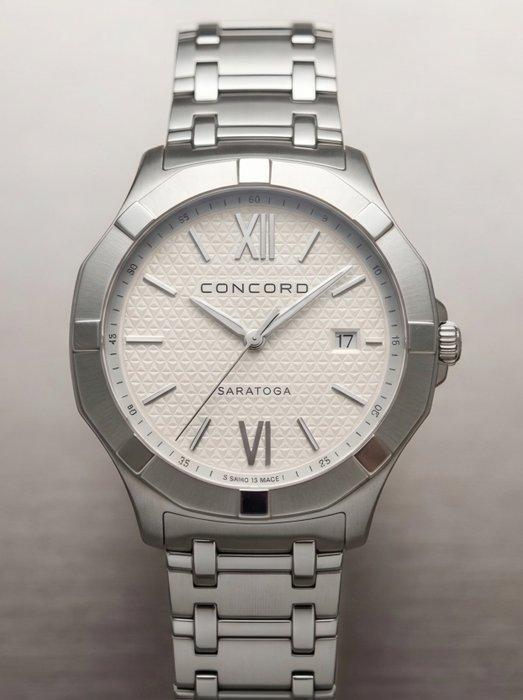 Concord - Saratoga Pyramid Texture Guilloche Dial -, Bijoux, Sacs & Beauté, Montres | Hommes