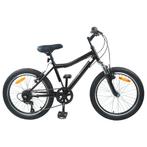 vidaXL Kinderfiets 20 Inch 6-Speed voor 6-11 jaar oud Zwart, Fietsen en Brommers, Verzenden, Nieuw
