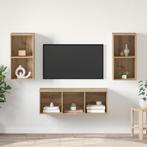 vidaXL TV Kast Set 3 pcs artisanaal eikenkleurig 37 x 37 x, Verzenden, Nieuw