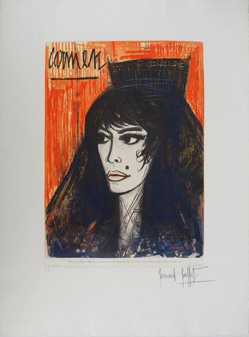 Bernard Buffet (1928-1999) - Carmen, Antiek en Kunst, Antiek | Overige Antiek