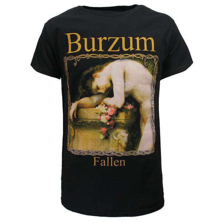 Burzum Fallen Album Cover T-Shirt Zwart - Officiële, Kleding | Heren, T-shirts