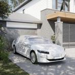 vidaXL Autohoes half met haken M zilverkleurig, Verzenden