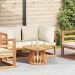 vidaXL Tuinkoffietafel Ø70x40 cm Massief Teakhout, Tuin en Terras, Tuintafels, Verzenden, Nieuw