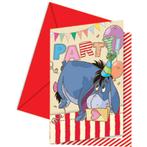 Winnie The Pooh Uitnodigingen Feest 6st, Hobby en Vrije tijd, Verzenden, Nieuw