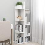 vidaXL Boekenkast 48x25,5x140 cm bewerkt hout wit, Huis en Inrichting, Kasten | Boekenkasten, Verzenden, Nieuw