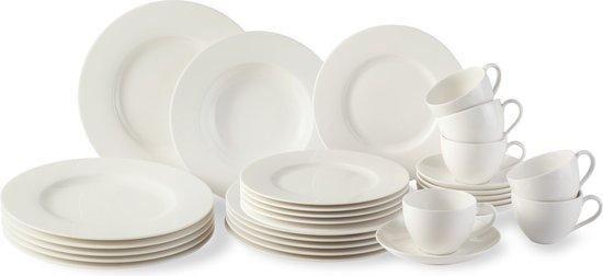 2dekans | Villeroy & Boch Basic White Serviesset 30-delig, Maison & Meubles, Cuisine | Ustensiles de cuisine, Enlèvement ou Envoi