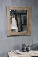 Spiegel Naturel Wand L90 x B75 x D3 cm, Huis en Inrichting, Woonaccessoires | Spiegels, Nieuw, Verzenden