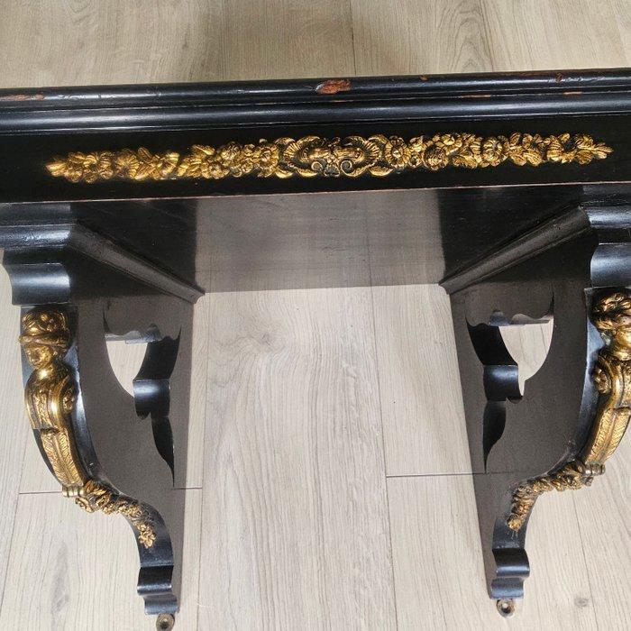 Wandtafel - Hout, goudverguld, IJzer, Brons - Wandtafel, Antiek en Kunst, Antiek | Overige Antiek