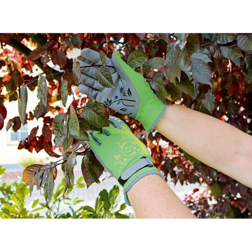Tuinhandschoen secret garden maat 7/s, bloemenpatroon -, Tuin en Terras, Werkkleding, Nieuw