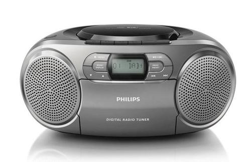 Philips AZB600 - DAB+ Radio/CD-speler - Grijs, TV, Hi-fi & Vidéo, Enceintes, Envoi