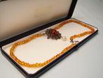 Sans Prix de Réserve - Collier Argent - 52.60ct. tw. Ambre -, Handtassen en Accessoires, Kettingen, Nieuw