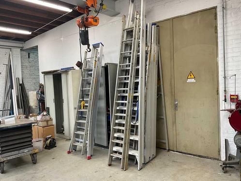 2-Delige Aluminium Schuifladder, Doe-het-zelf en Bouw, Ladders en Trappen