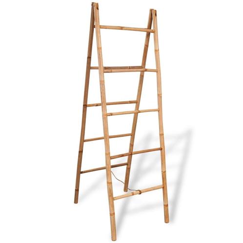 vidaXL Dubbele handdoekenladder met 5 tredes 50x160 cm, Huis en Inrichting, Badkamer | Badtextiel en Accessoires, Nieuw, Verzenden