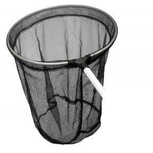 Schepnet zwart rond 35cm doorsnede met vaste steel 115cm, Tuin en Terras, Vijvers, Nieuw, Ophalen of Verzenden